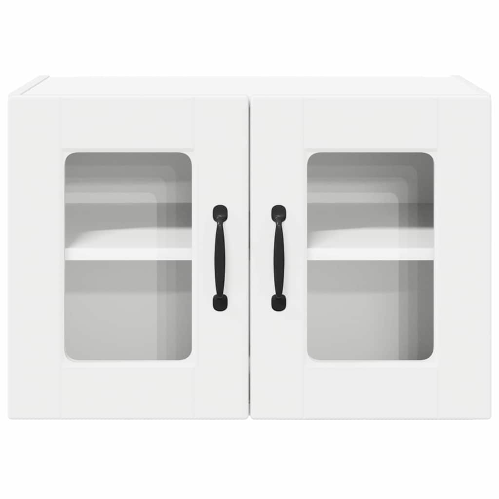 Vegghylle PORTO 2 pcs Hvit 60 x 31 x 40 cm Konstruert tre