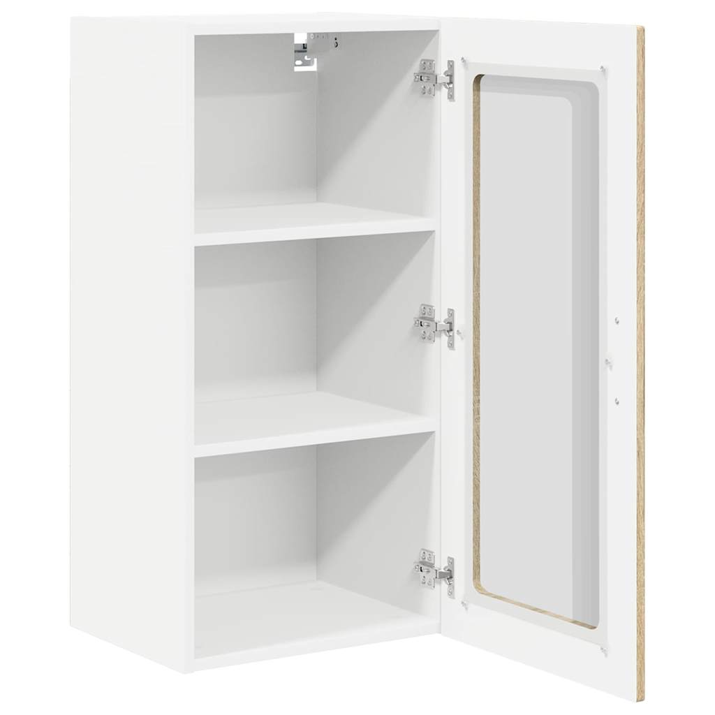 Vegghylle PORTO Sonoma eik 40 x 31 x 80 cm Konstruert tre