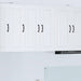 Veggskap PORTO 2 pcs Hvit 30 x 31 x 80 cm Konstruert tre