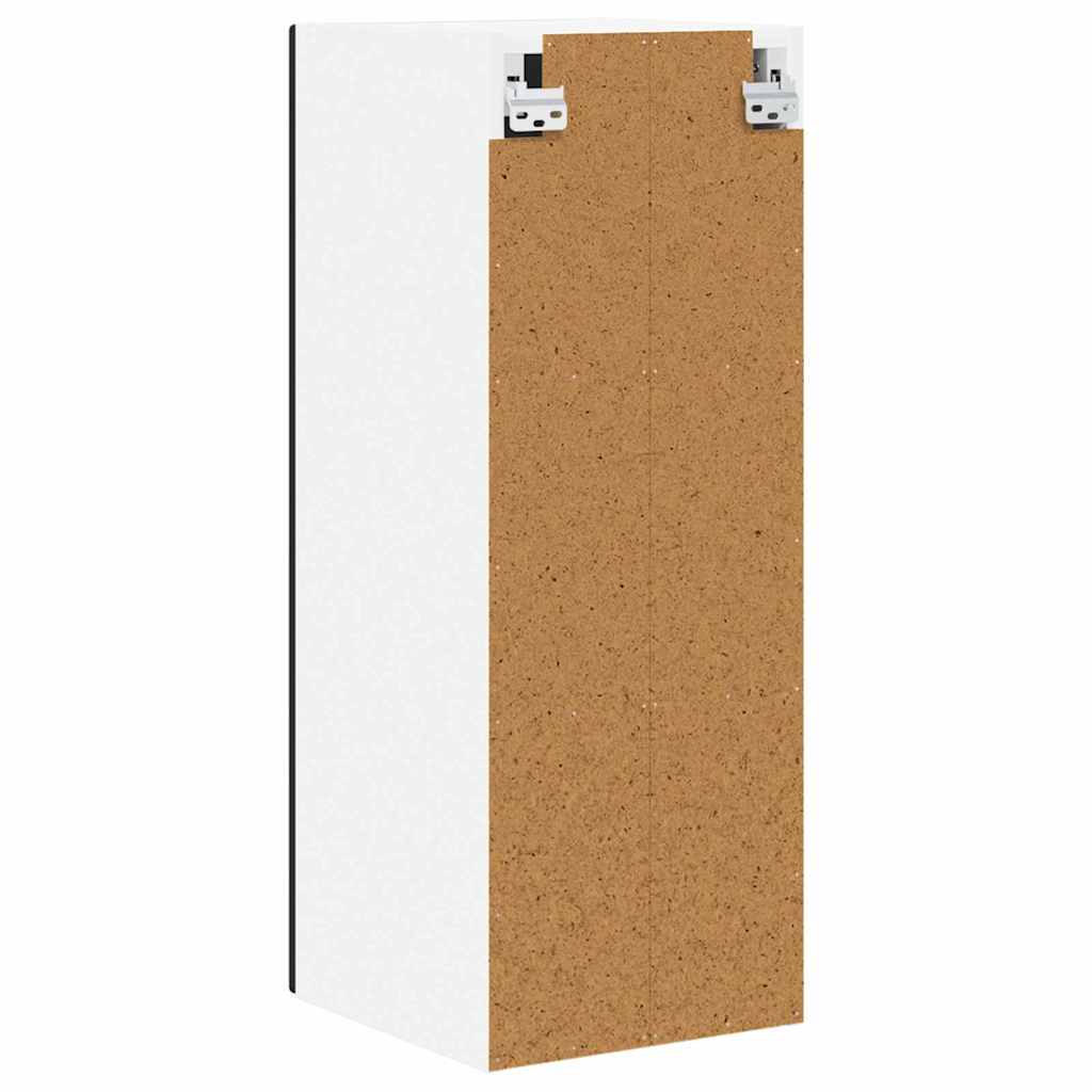 Veggskap PORTO Svart 30 x 31 x 80 cm Konstruert tre