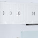Veggskap PORTO 2 pcs Høyglanset hvit 30 x 31 x 80 cm