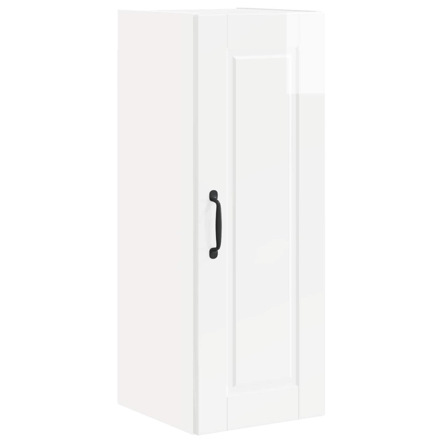 Veggskap PORTO 2 pcs Høyglanset hvit 30 x 31 x 80 cm