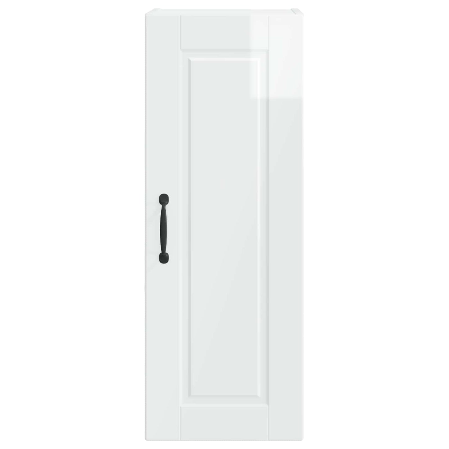 Veggskap PORTO 2 pcs Høyglanset hvit 30 x 31 x 80 cm