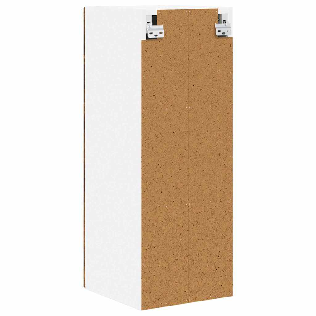 Veggskap PORTO 2 pcs Røkt eik 30 x 31 x 80 cm Konstruert tre