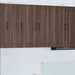 Veggskap PORTO 2 pcs Brun Eik 30 x 31 x 80 cm Konstruert tre