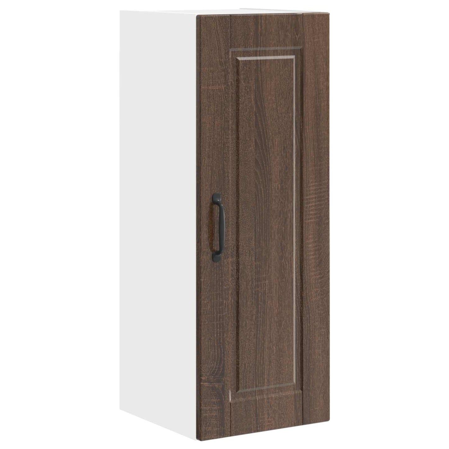 Veggskap PORTO 2 pcs Brun Eik 30 x 31 x 80 cm Konstruert tre