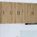 Veggskap PORTO 2 pcs Artisan Eik 30 x 31 x 80 cm Konstruert tre