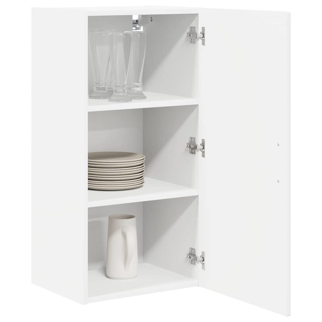 Veggskap PORTO Hvit 40 x 31 x 80 cm Konstruert tre