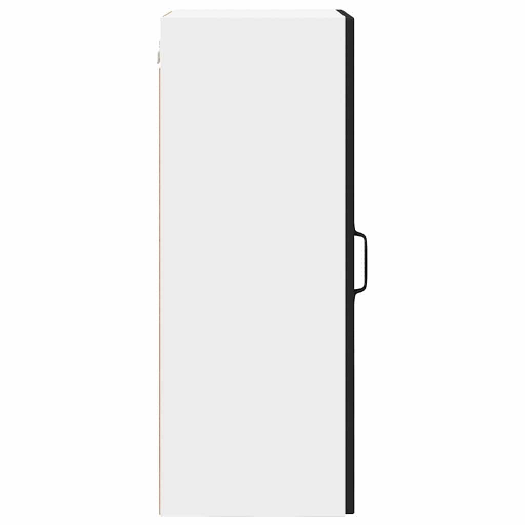 Veggskap PORTO Svart 40 x 31 x 80 cm Konstruert tre