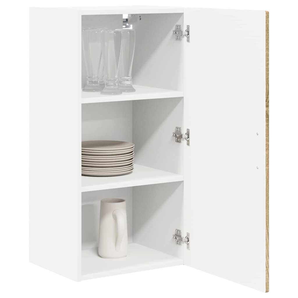 Veggskap PORTO Sonoma eik 40 x 31 x 80 cm Konstruert tre