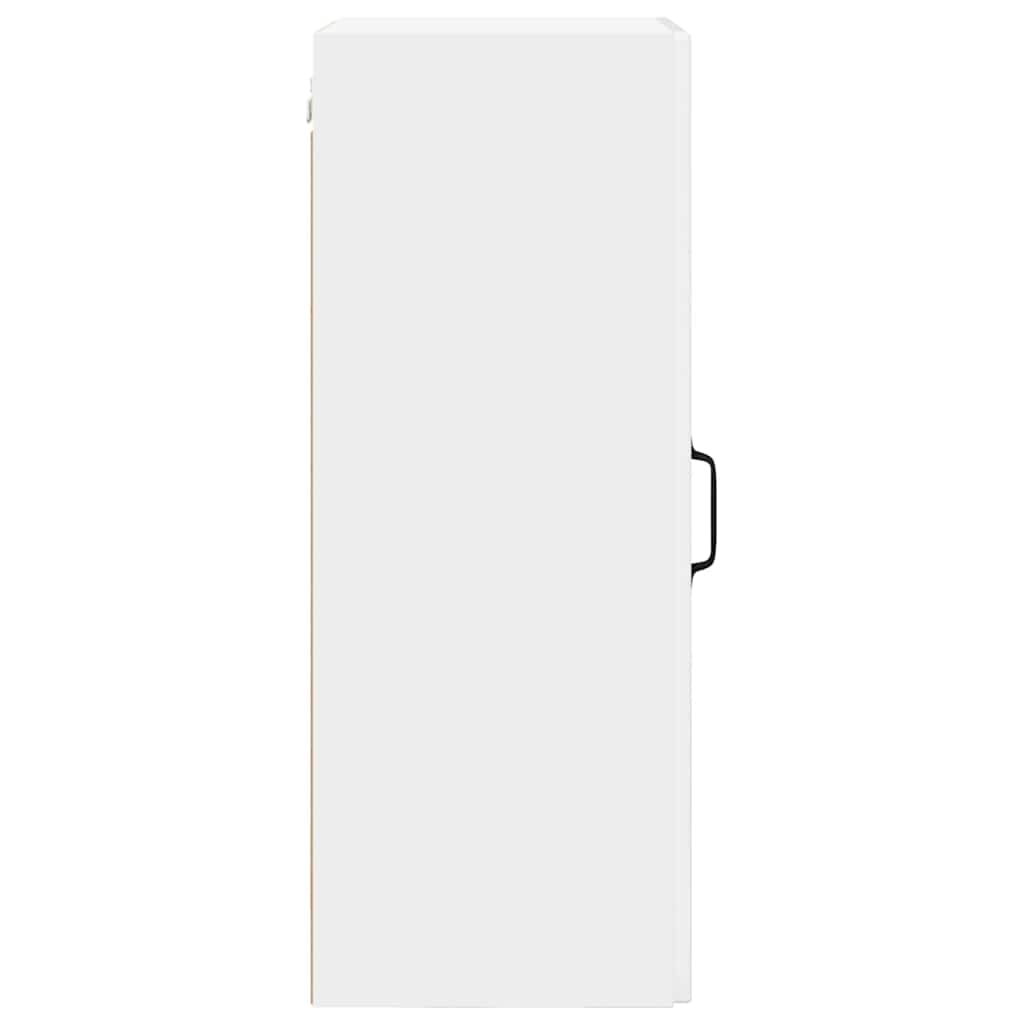 Veggskap Høyglanset hvit 40 x 31 x 80 cm Konstruert tre