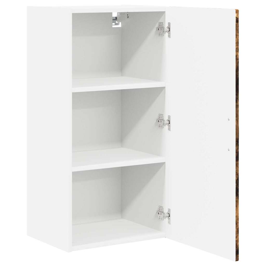 Veggskap PORTO Røkt eik 40 x 31 x 80 cm Konstruert tre