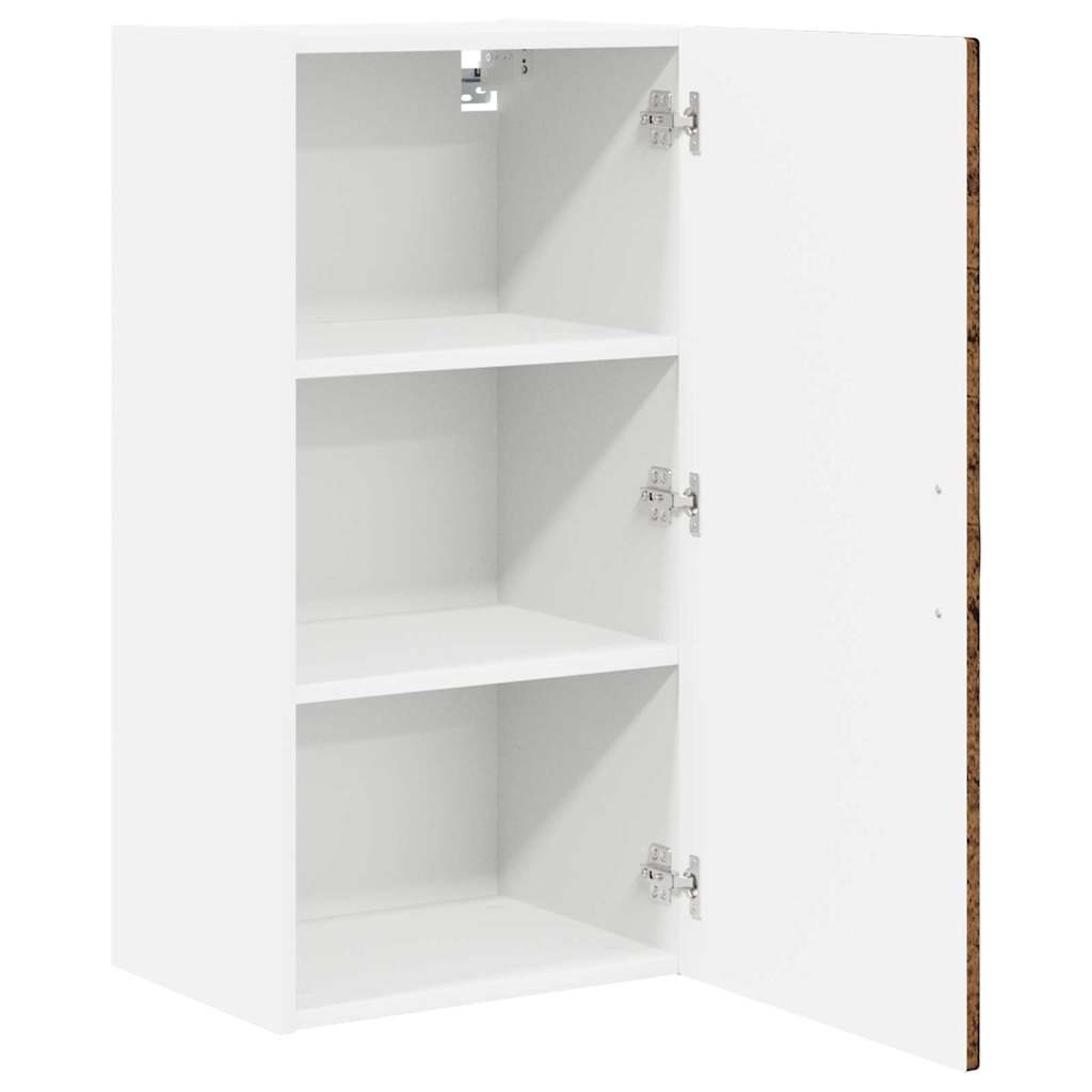 Veggskap PORTO Gammelt tre 40 x 31 x 80 cm Konstruert tre
