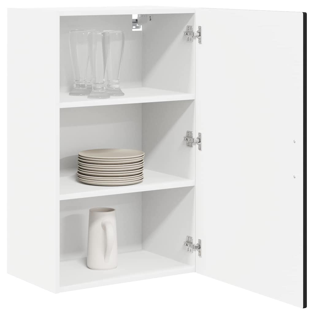 Veggskap PORTO Svart 50 x 31 x 80 cm Konstruert tre