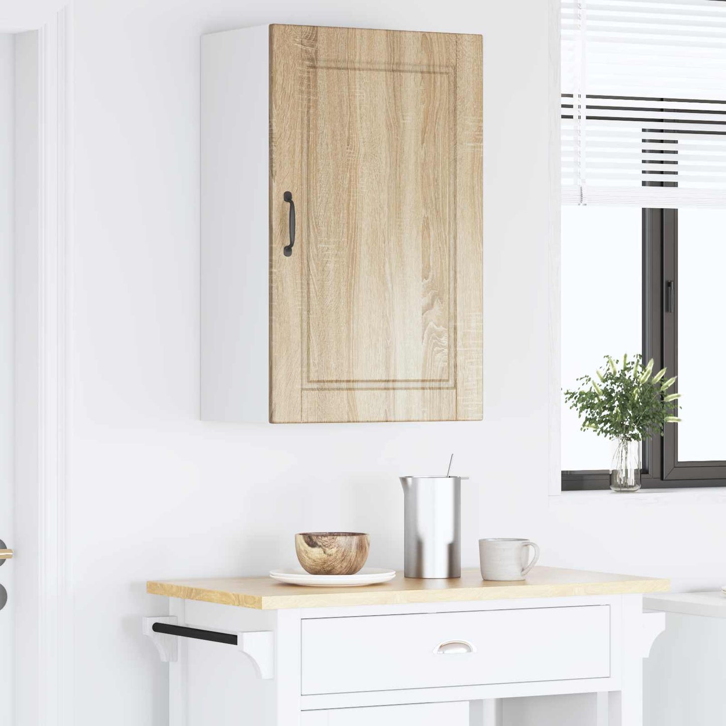 Veggskap PORTO Sonoma eik 50 x 31 x 80 cm Konstruert tre