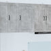 Veggskap PORTO Betonggrå 50 x 31 x 80 cm Konstruert tre