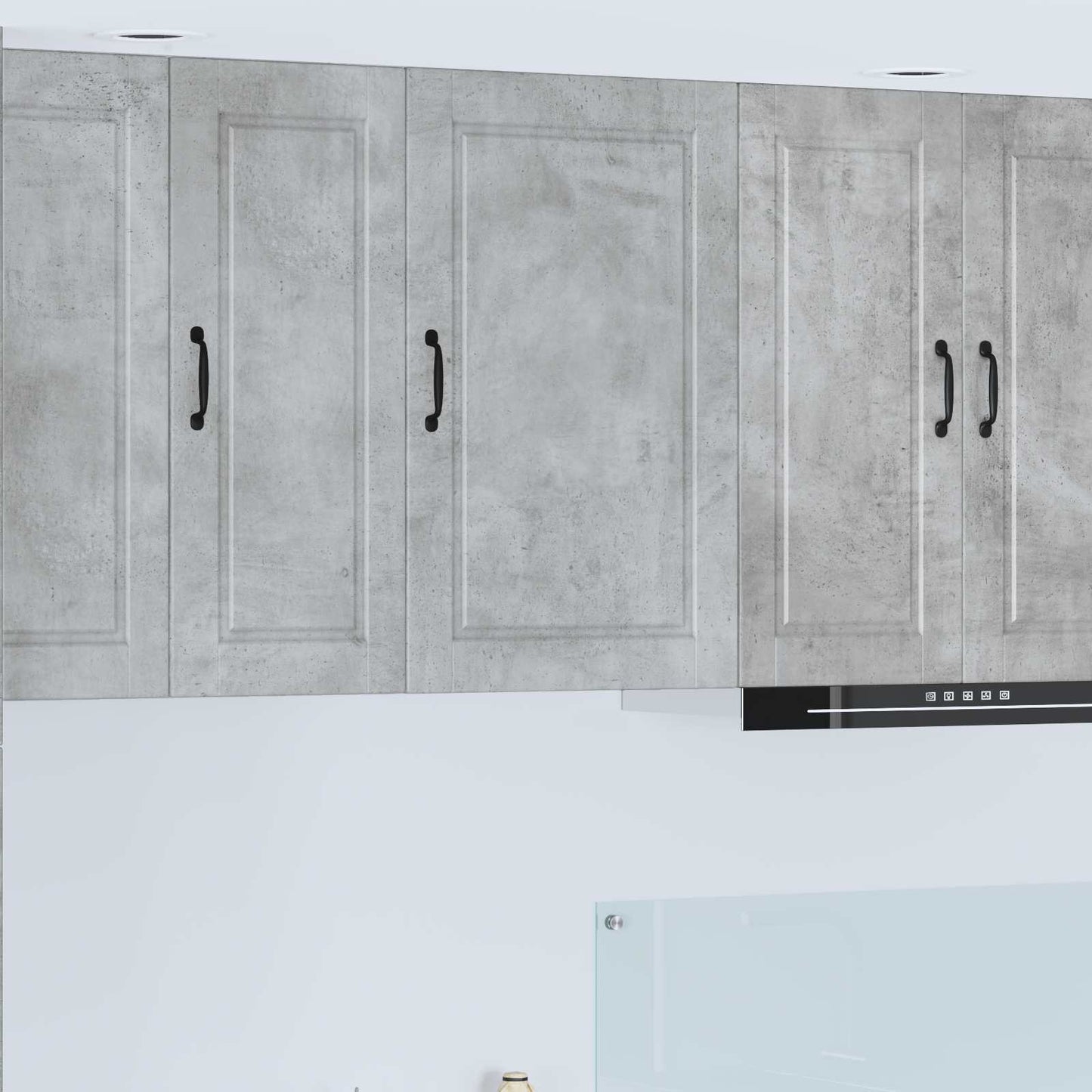 Veggskap PORTO Betonggrå 50 x 31 x 80 cm Konstruert tre