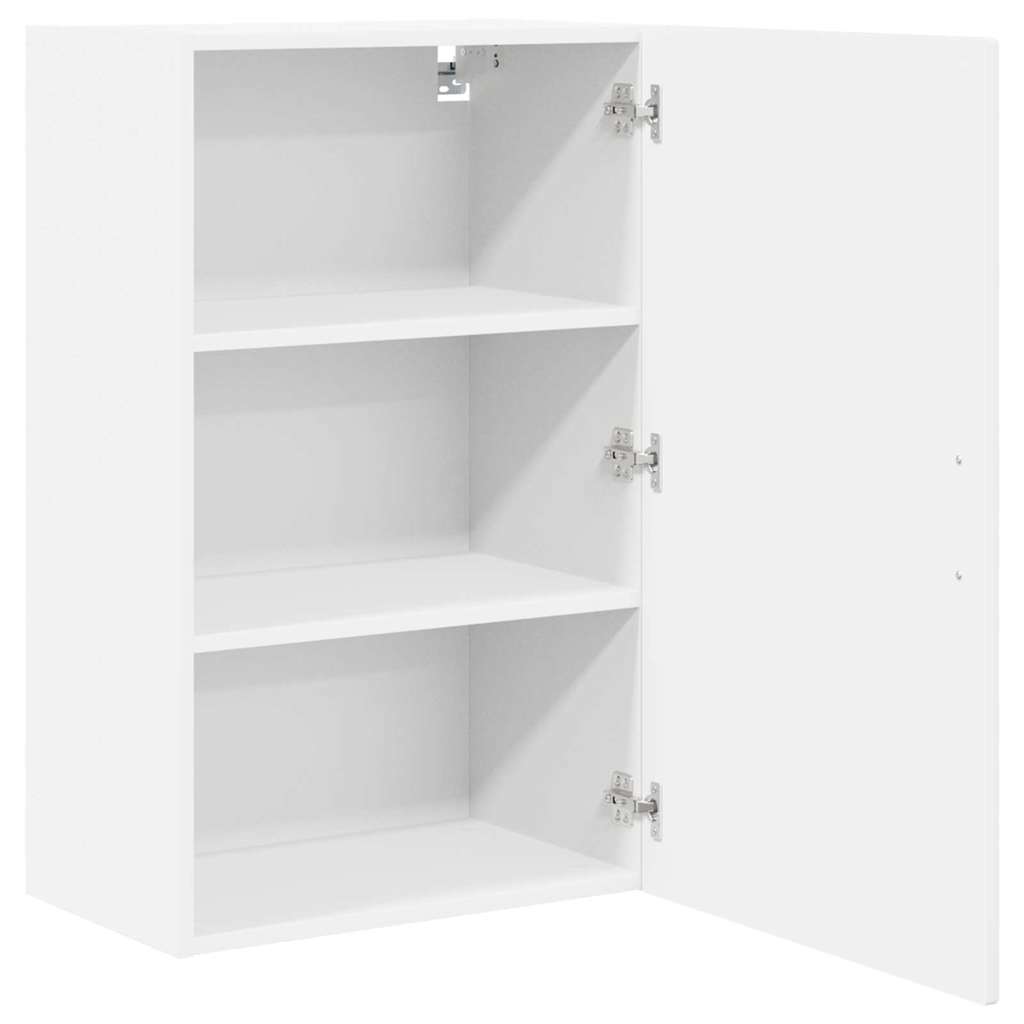 Veggskap PORTO Høyglanset hvit 50 x 31 x 80 cm Konstruert tre