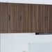 Veggskap PORTO Brun Eik 50 x 31 x 80 cm Konstruert tre