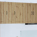 Veggskap PORTO Artisan Eik 50 x 31 x 80 cm Konstruert tre