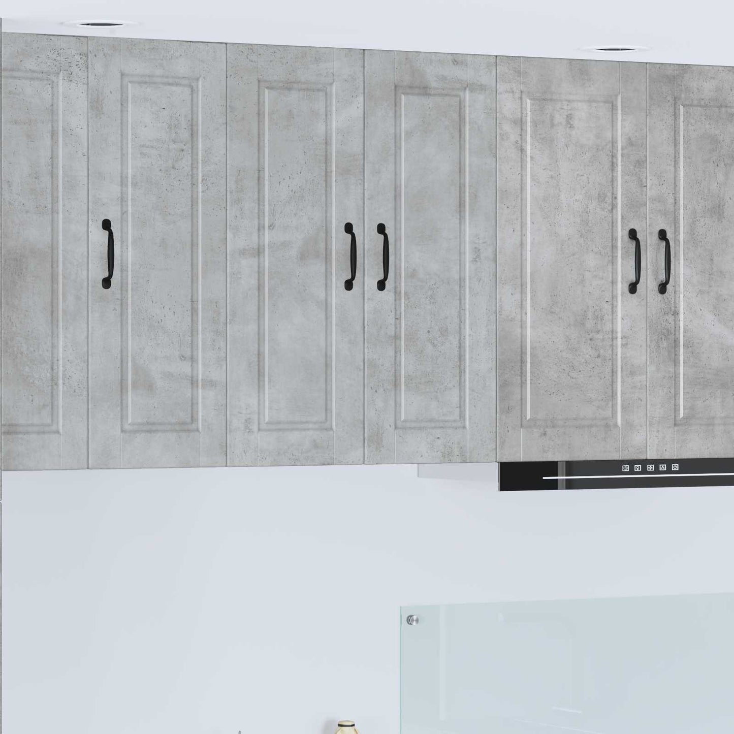 Veggskap PORTO Betonggrå 60 x 31 x 80 cm Konstruert tre
