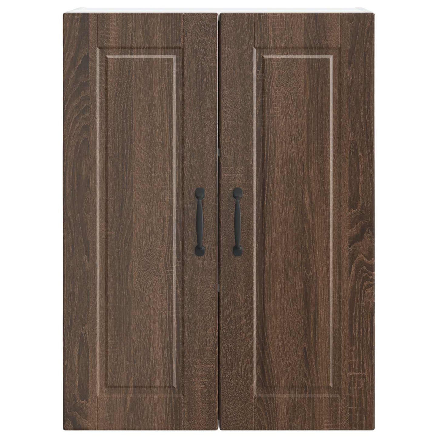 Veggskap PORTO Brun Eik 60 x 31 x 80 cm Konstruert tre