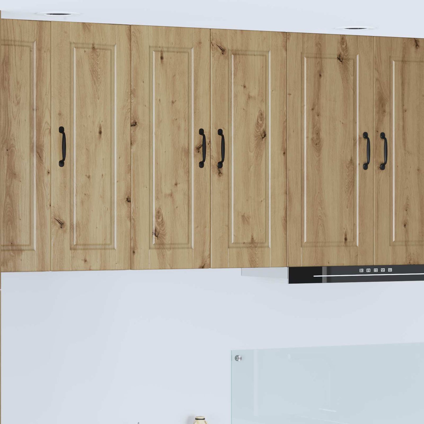 Veggskap PORTO Artisan Eik 60 x 31 x 80 cm Konstruert tre