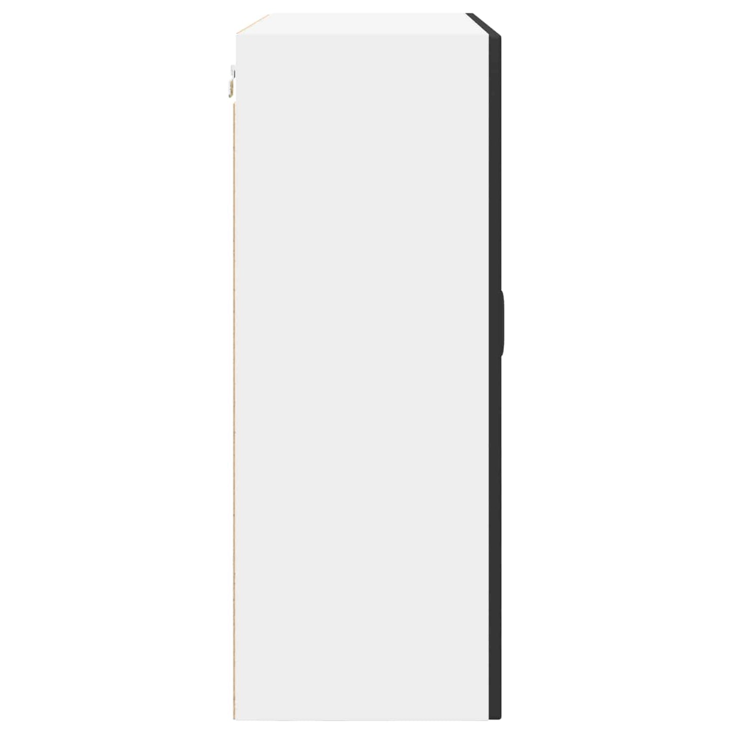 Veggskap PORTO Svart 80 x 31 x 80 cm Konstruert tre