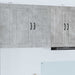 Veggskap PORTO Betonggrå 80 x 31 x 80 cm Konstruert tre