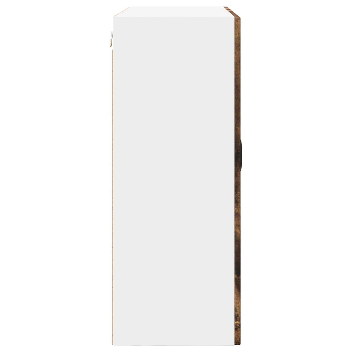Veggskap PORTO Røkt eik 80 x 31 x 80 cm Konstruert tre