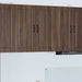 Veggskap PORTO Brun Eik 80 x 31 x 80 cm Konstruert tre