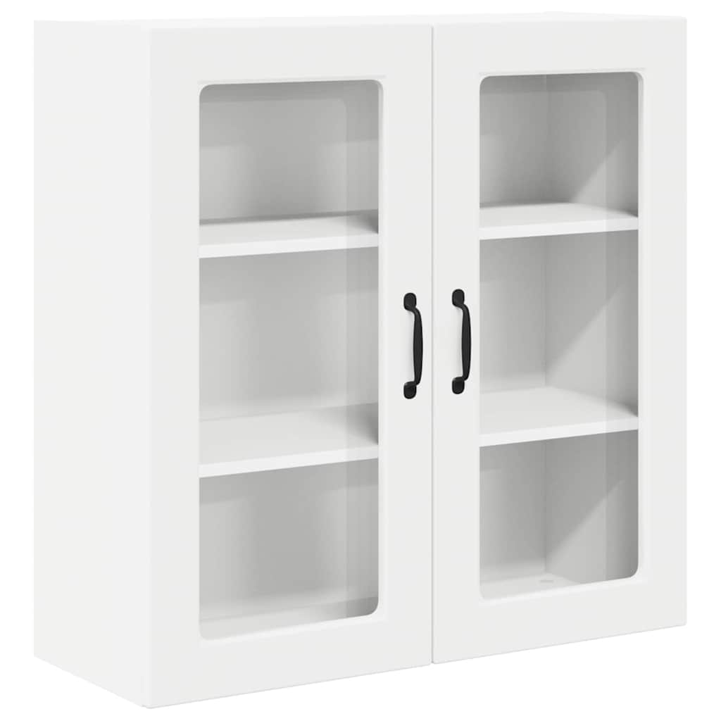 Vegghylle PORTO Hvit 80 x 31 x 80 cm Konstruert tre