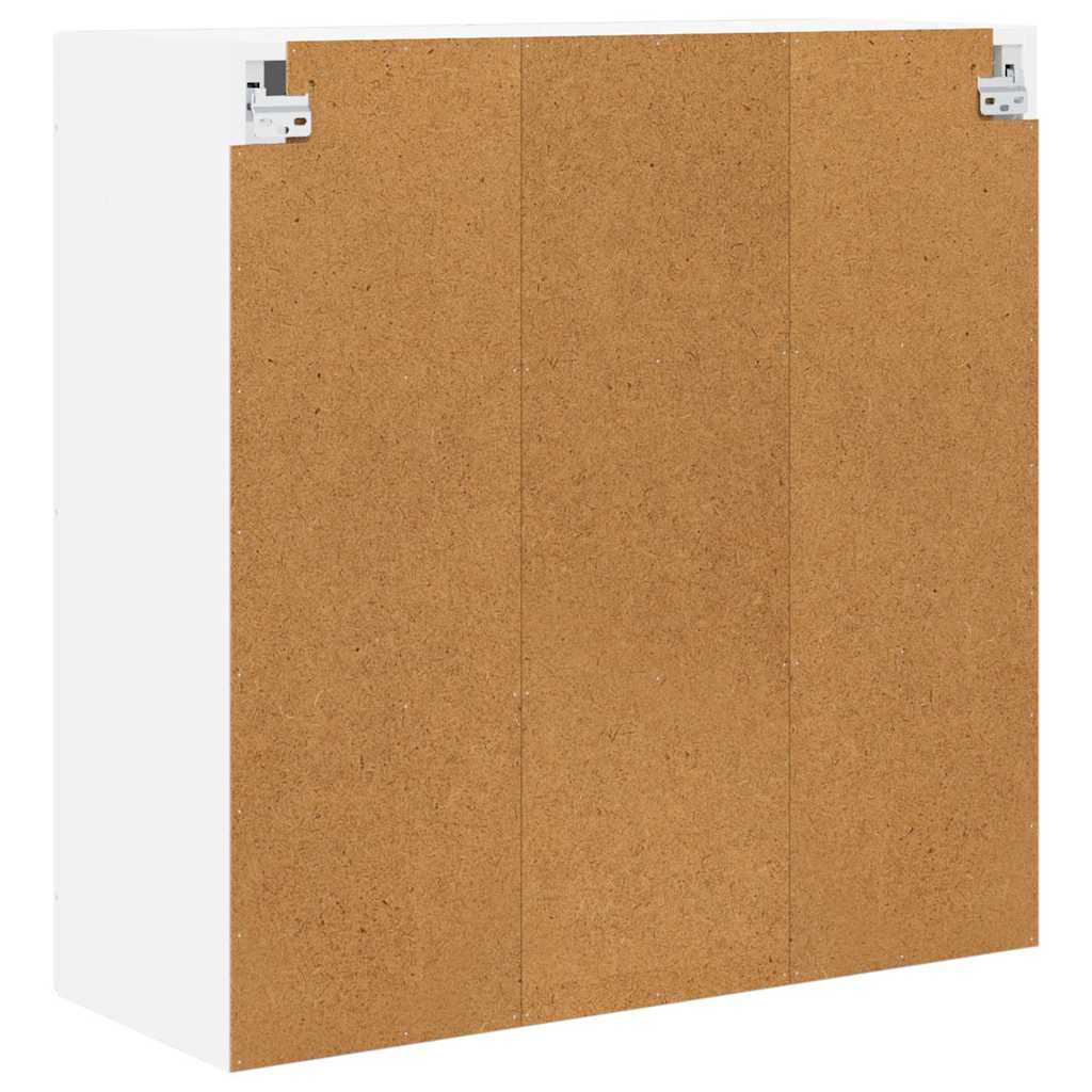 Vegghylle PORTO Hvit 80 x 31 x 80 cm Konstruert tre
