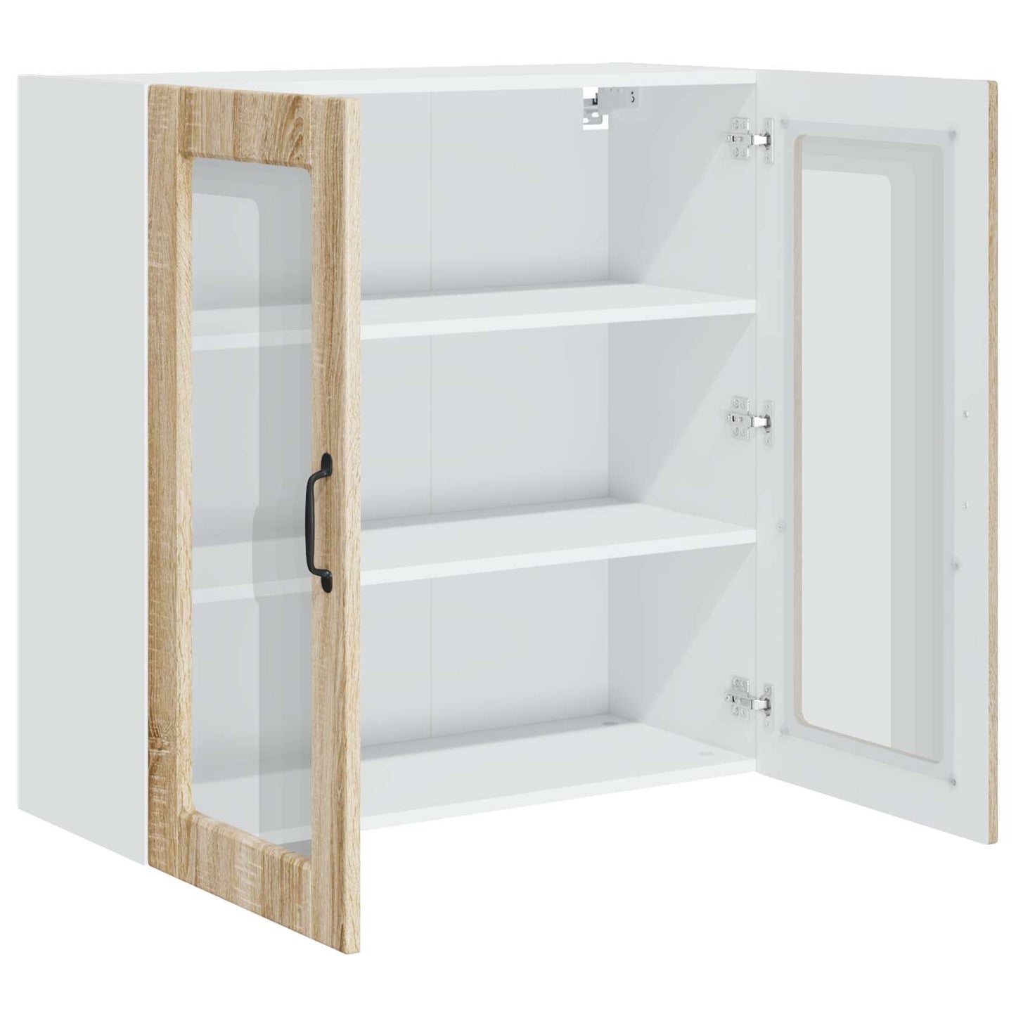 Vegghylle PORTO Sonoma eik 80 x 31 x 80 cm Konstruert tre