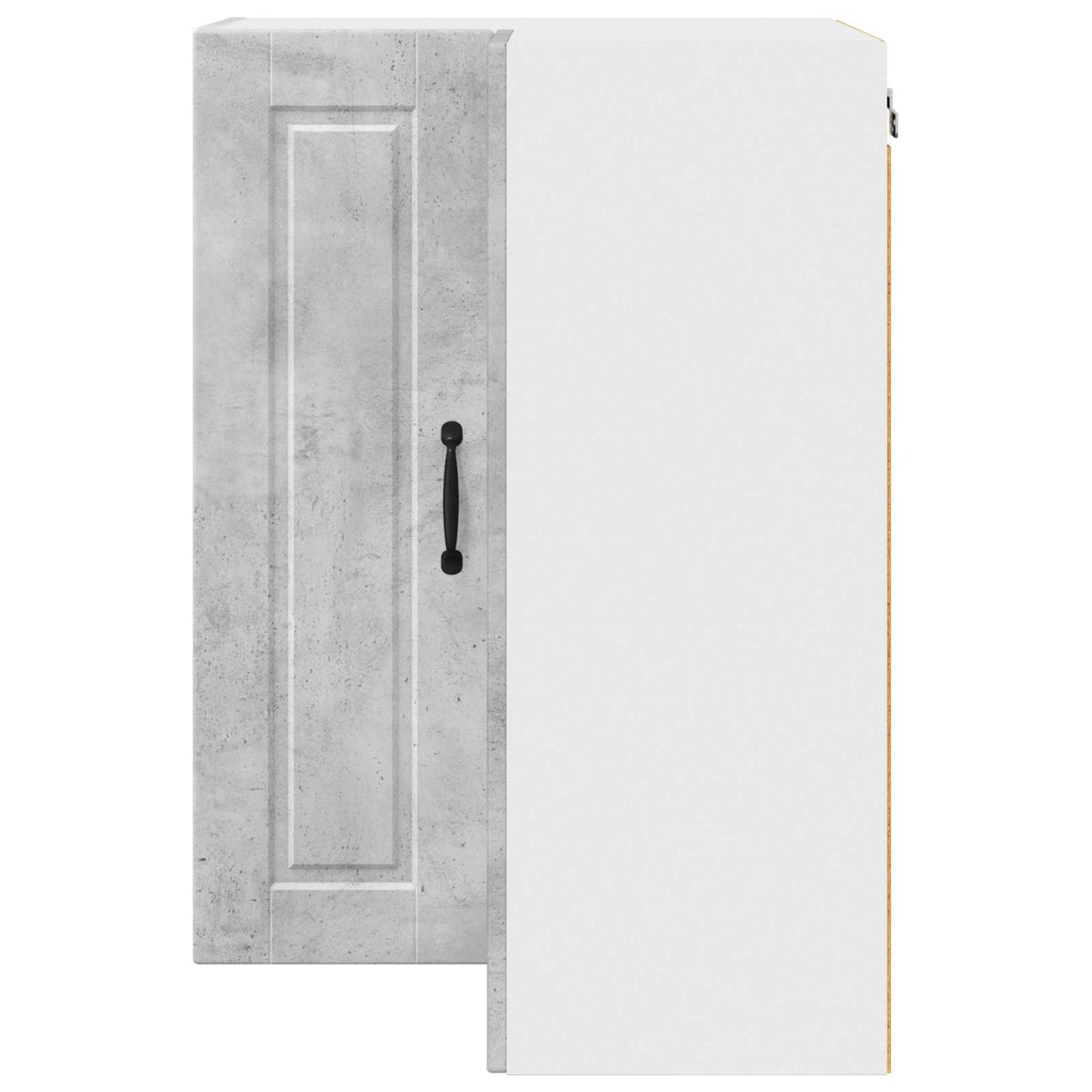 Vegghjørneskap PORTO Betonggrå 57 x 57 x 80 cm Konstruert tre