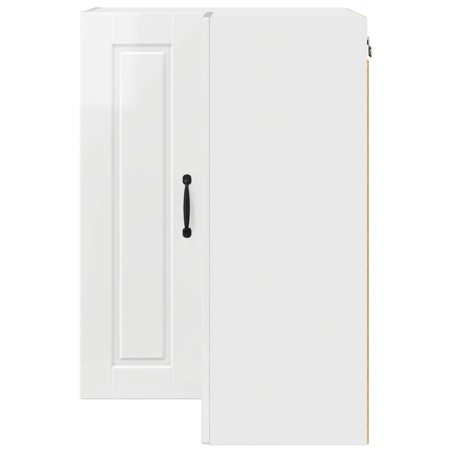 Vegghjørneskap PORTO Høyglanset hvit 57 x 57 x 80 cm