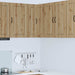 Vegghjørneskap PORTO Artisan Eik 57 x 57 x 80 cm Konstruert tre