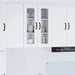 Vegghylle PORTO Hvit 60 x 31 x 80 cm Konstruert tre