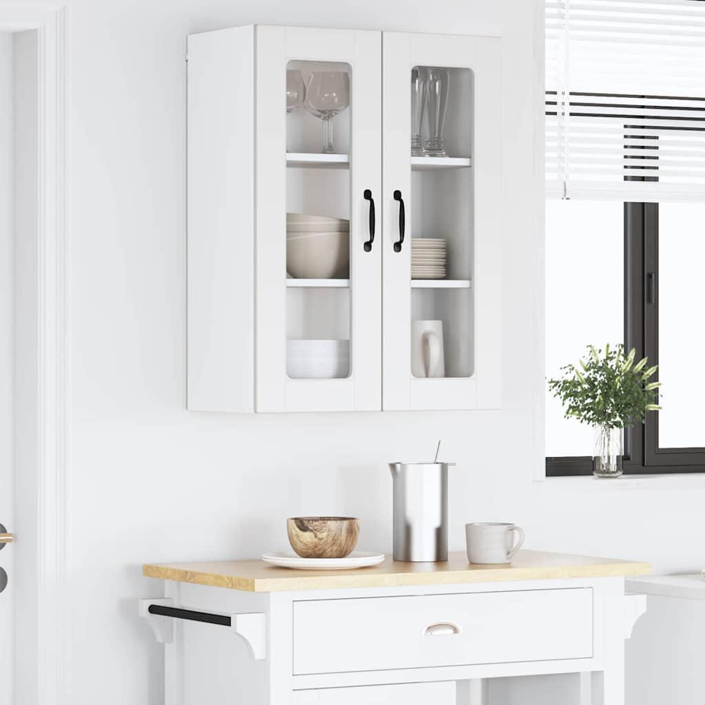 Vegghylle PORTO Hvit 60 x 31 x 80 cm Konstruert tre