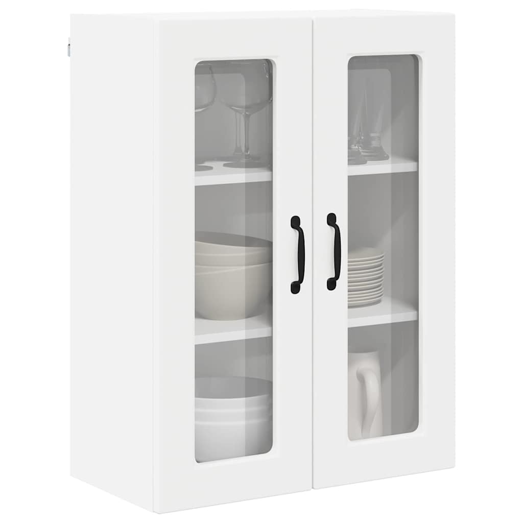 Vegghylle PORTO Hvit 60 x 31 x 80 cm Konstruert tre