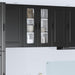Vegghylle PORTO Svart 60 x 31 x 80 cm Konstruert tre