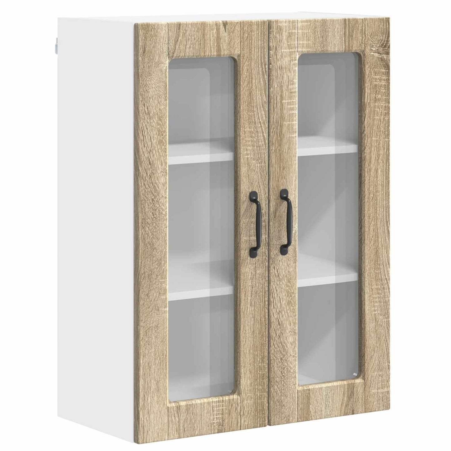 Vegghylle PORTO Sonoma eik 60 x 31 x 80 cm Konstruert tre