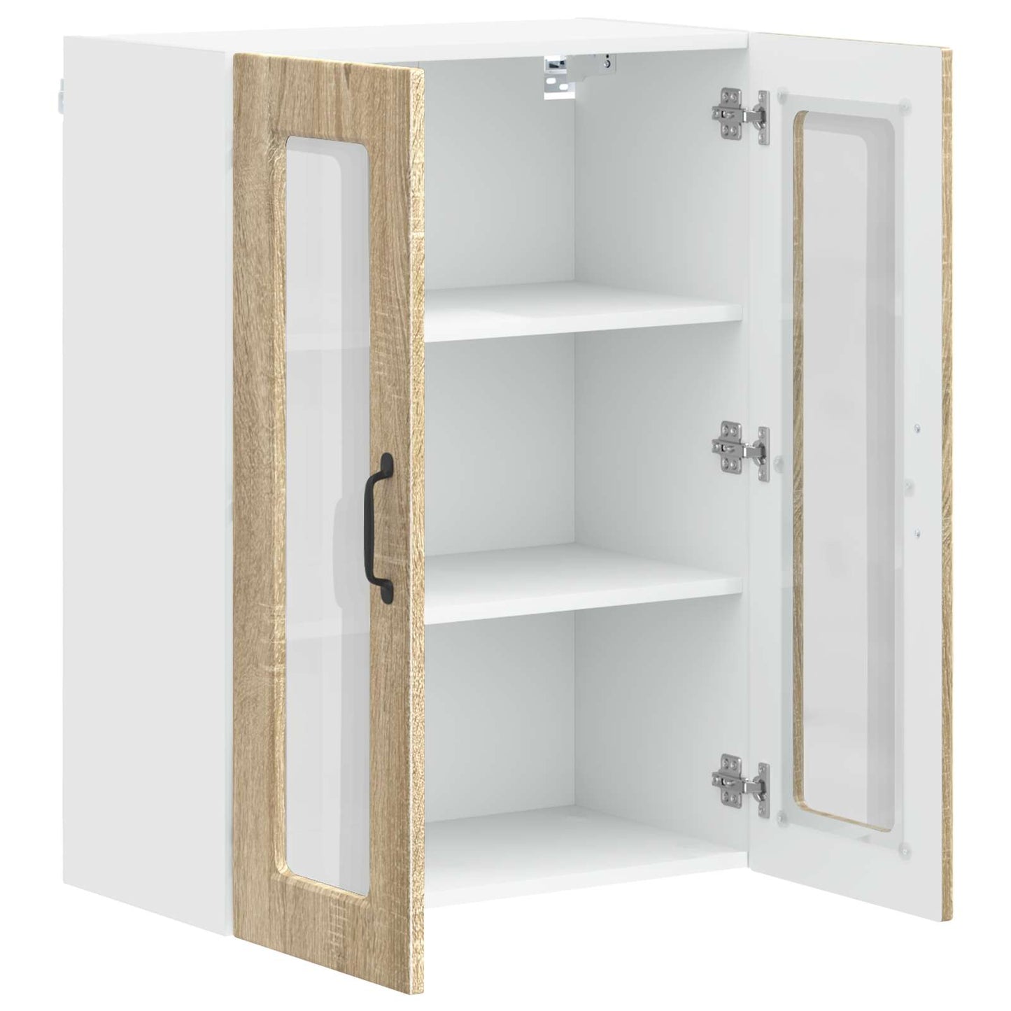 Vegghylle PORTO Sonoma eik 60 x 31 x 80 cm Konstruert tre
