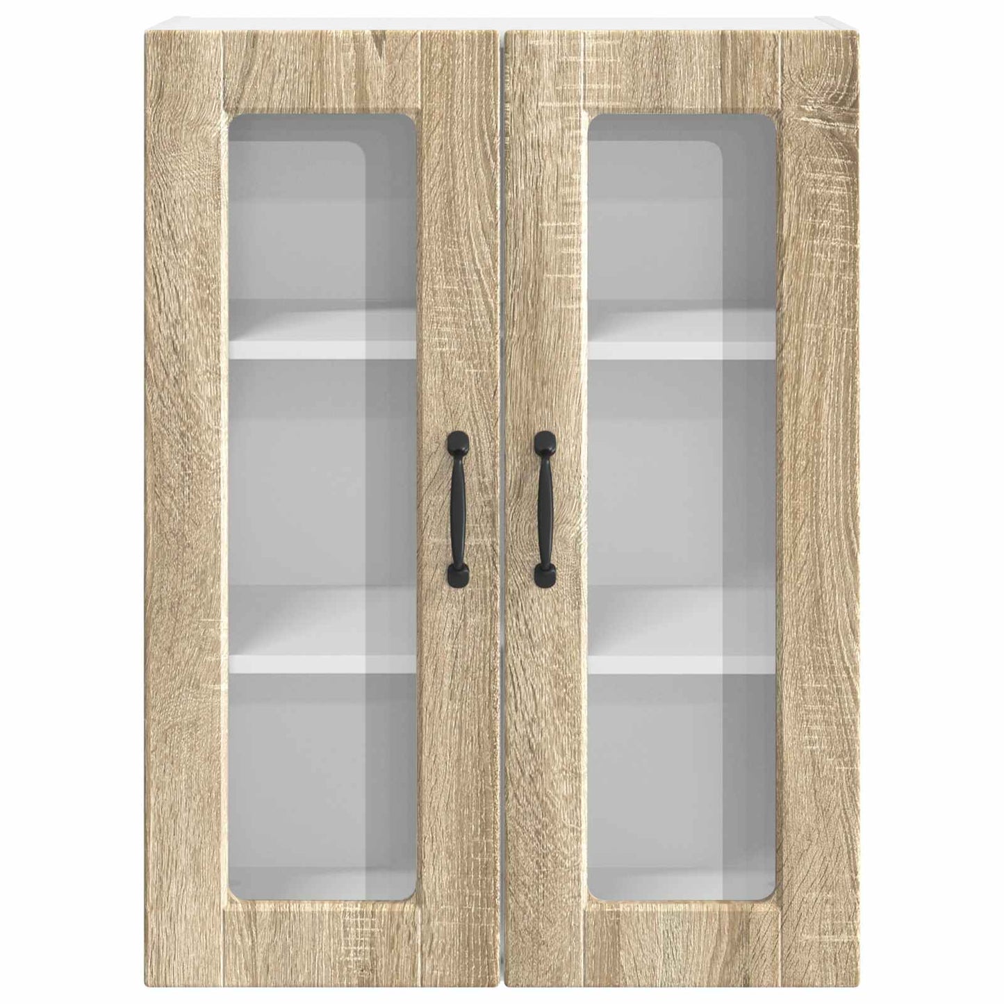 Vegghylle PORTO Sonoma eik 60 x 31 x 80 cm Konstruert tre