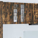 Vegghylle PORTO Røkt eik 60 x 31 x 80 cm Konstruert tre