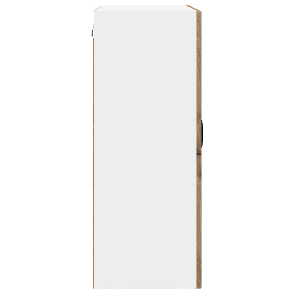 Vegghylle PORTO Artisan Eik 60 x 31 x 80 cm Konstruert tre
