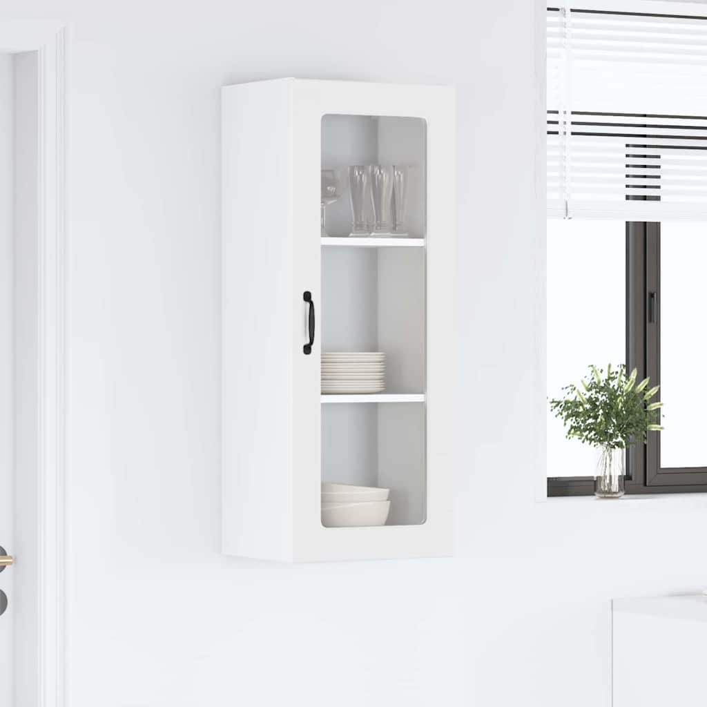 Vegghylle PORTO Hvit 40 x 31 x 100 cm Konstruert tre