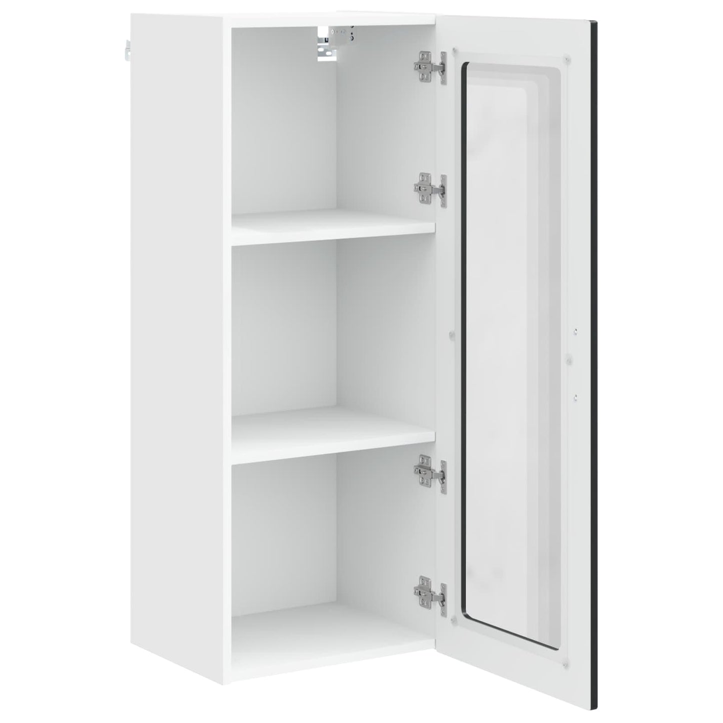 Vegghylle PORTO Svart 40 x 31 x 100 cm Konstruert tre