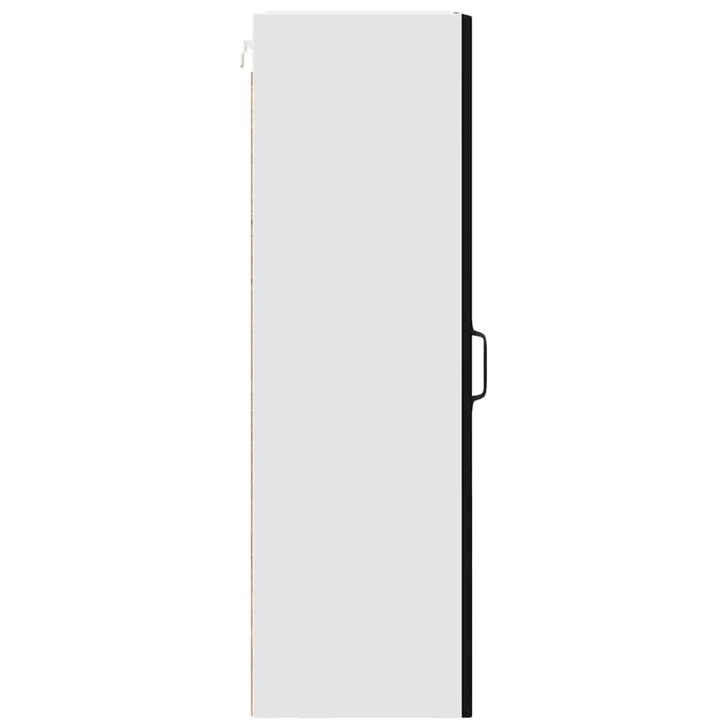 Vegghylle PORTO Svart 40 x 31 x 100 cm Konstruert tre