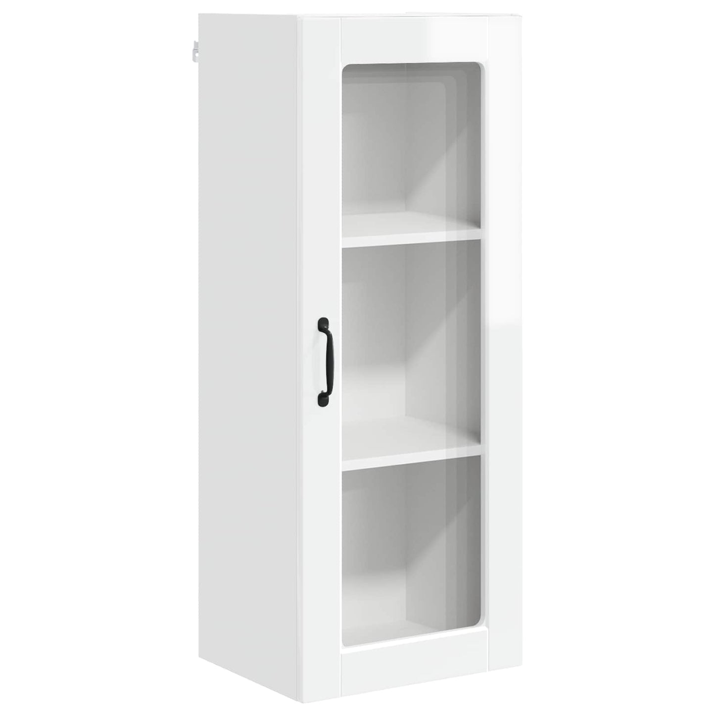 Vegghylle PORTO Høyglanset hvit 40 x 31 x 100 cm Konstruert tre
